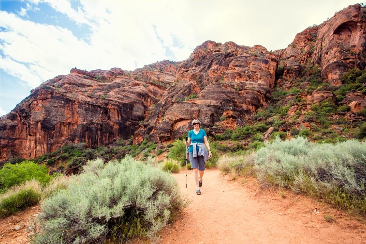 Outdoor recreation near Toquerville, Utah